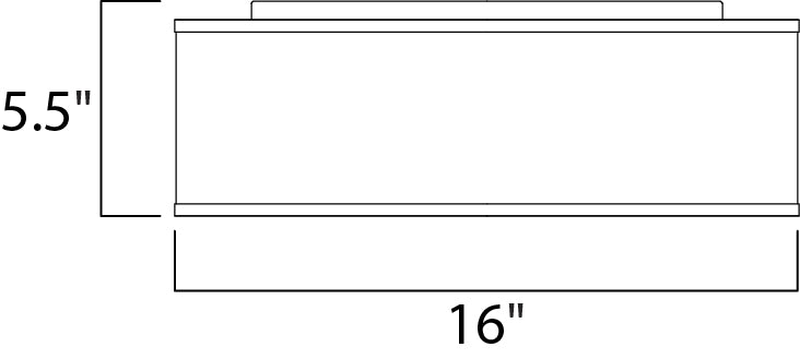 Maxim Prime 16 LED Flush Mount Model: 10220WO