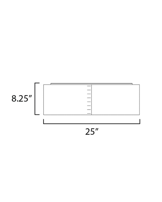 Maxim Prime 25 LED Flush Mount Model: 10227WO