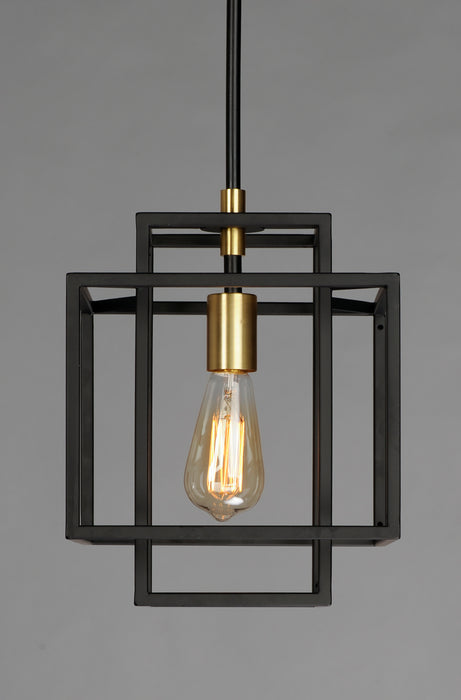 Maxim Liner 1-Light Pendant Model: 10246BKSBR