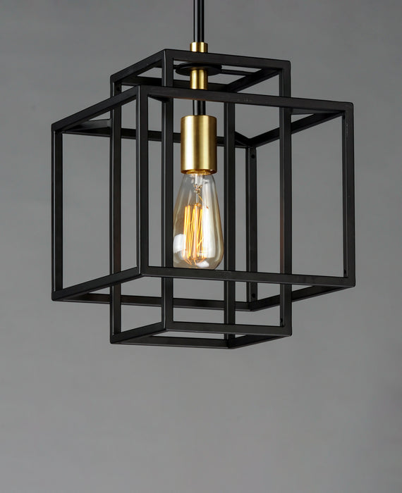 Maxim Liner 1-Light Pendant Model: 10246BKSBR