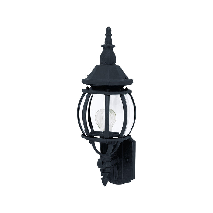 Maxim Crown Hill 1-Light Outdoor Wall Lantern Model: 1032BK