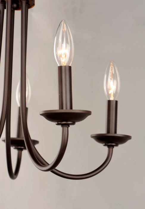 Maxim Logan 5-Light Candle Chandelier Model: 10345OI