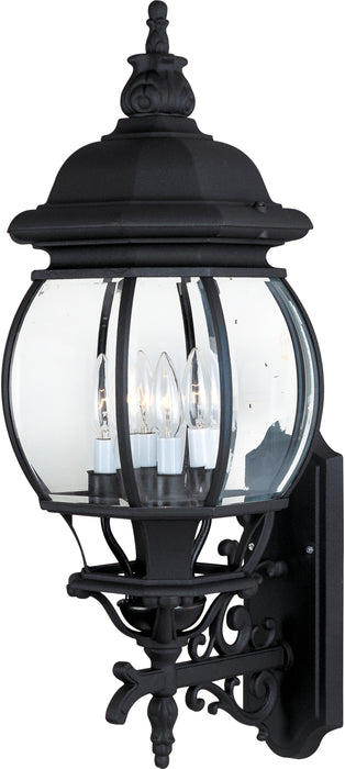 Maxim Crown Hill 4-Light Outdoor Wall Lantern Model: 1037BK