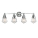 Maxim Hargreaves 4-Light Bath Vanity Model: 10394PRPC