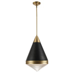 Maxim Hargreaves 1-Light Pendant Model: 10396PRBKNAB