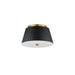 Maxim Miles 11 LED Flush Mount Model: 10710WTBKNAB