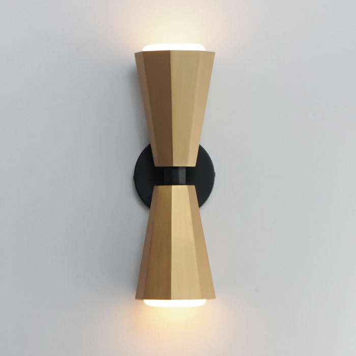 Maxim Rizzo 2-Light Wall Sconce Model: 10810SWBKAB