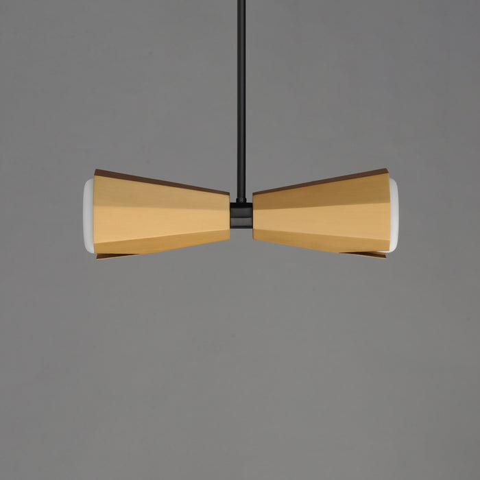 Maxim Rizzo 2-Light Pendant Model: 10812SWBKAB