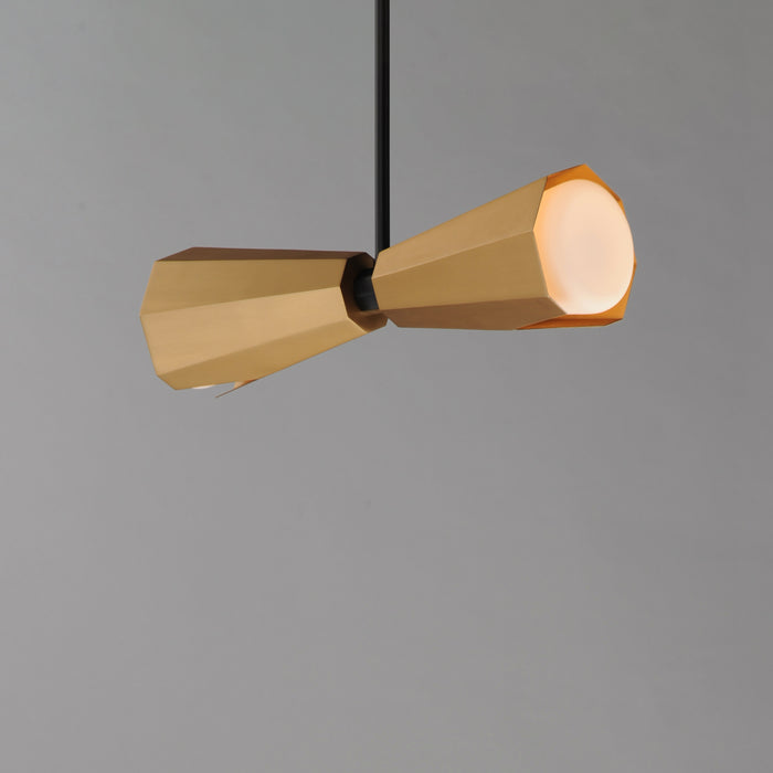 Maxim Rizzo 2-Light Pendant Model: 10812SWBKAB