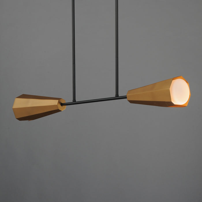 Maxim Rizzo Linear Pendant Model: 10816SWBKAB