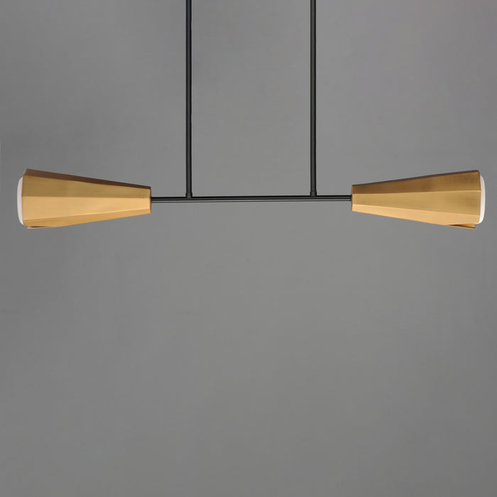 Maxim Rizzo Linear Pendant Model: 10816SWBKAB