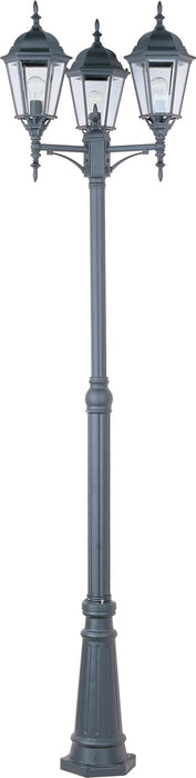 Maxim 3-Light Outdoor Pole/Post Lantern Model: 1105BK