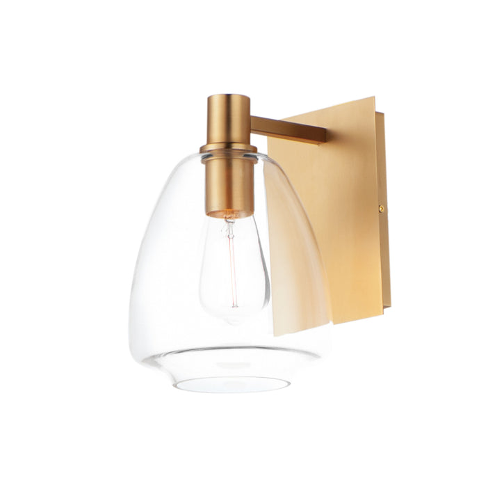 Maxim Babylon 1-Light Wall Sconce Model: 11111CLSBR