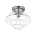 Maxim Harbor 1-Light Flush Mount Model: 11120CLSN