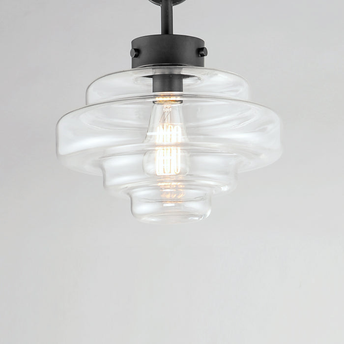 Maxim Harbor 1-Light Pendant Model: 11122CLBK