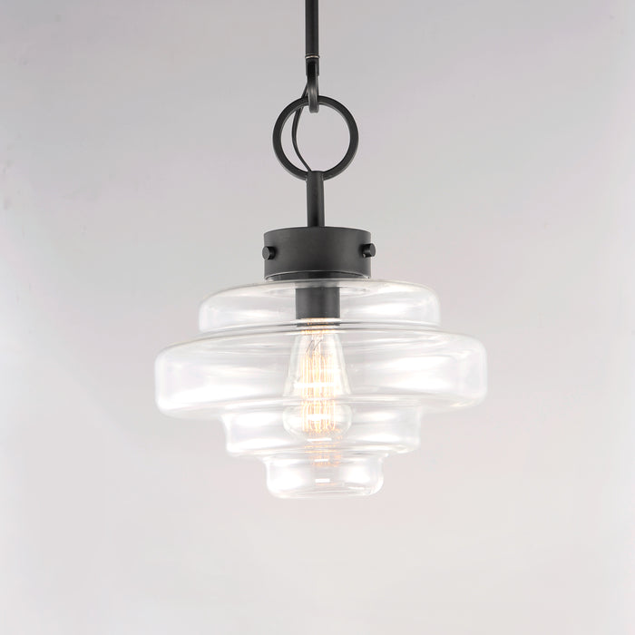 Maxim Harbor 1-Light Pendant Model: 11122CLBK