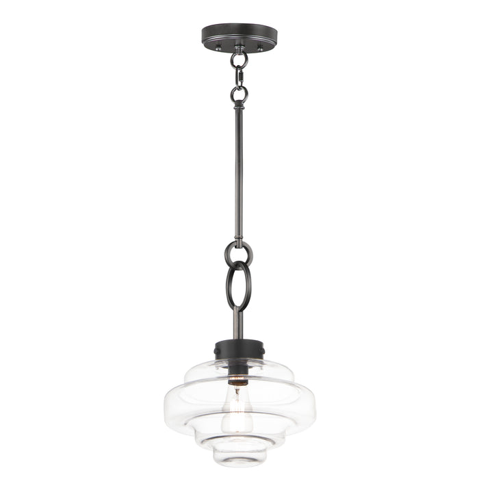 Maxim Harbor 1-Light Pendant Model: 11122CLBK