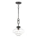 Maxim Harbor 1-Light Pendant Model: 11122CLBK