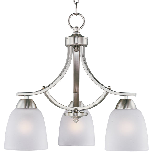 Maxim Axis 3-Light Chandelier Model: 11223FTSN