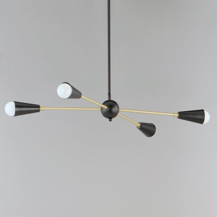 Maxim Lovell 4-Light Pendant Model: 11264BKSBR