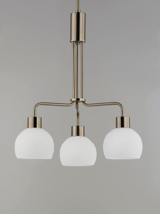 Maxim Coraline 3-Light Chandelier Model: 11276SWSN