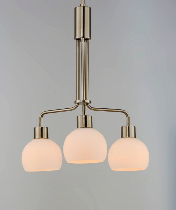 Maxim Coraline 3-Light Chandelier Model: 11276SWSN