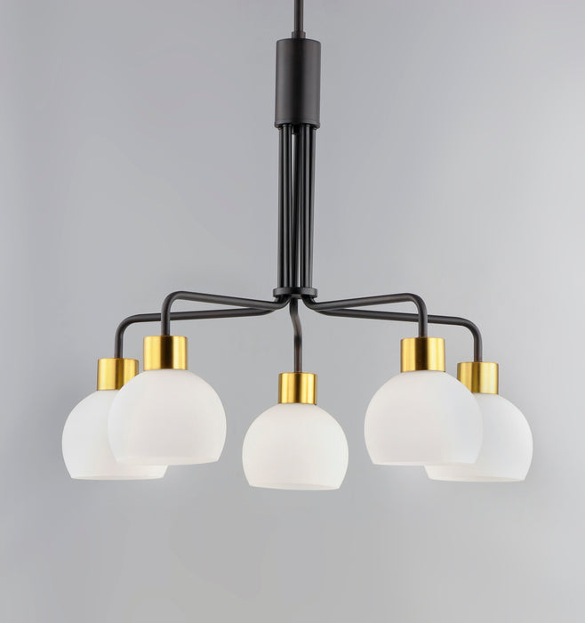 Maxim Coraline 5-Light Chandelier Model: 11277SWBZSBR