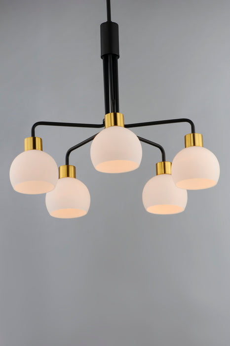 Maxim Coraline 5-Light Chandelier Model: 11277SWBZSBR