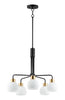 Maxim Coraline 5-Light Chandelier Model: 11277SWBZSBR