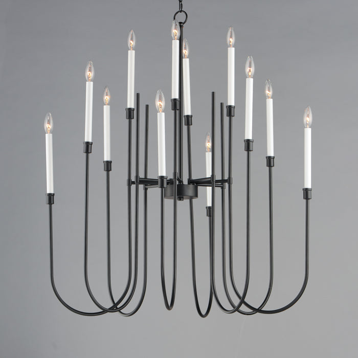 Maxim Tux 12-Light Chandelier Model: 11286BK