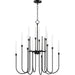 Maxim Tux 12-Light Chandelier Model: 11286BK