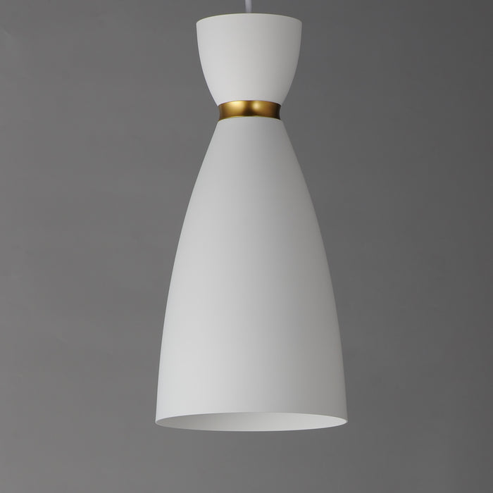 Maxim Carillon 1-Light Elongated Mini Pendant Model: 11301WTSBR