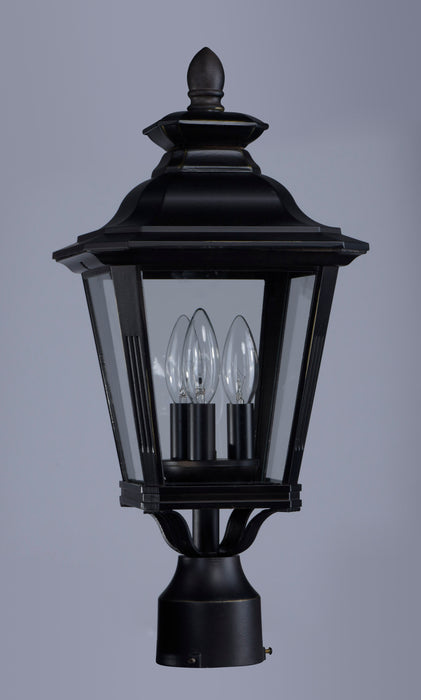 Maxim Knoxville 3-Light Outdoor Post Model: 1130CLBZ