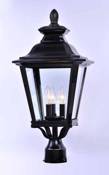 Maxim Knoxville 3-Light Outdoor Post Model: 1131CLBZ