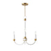 Maxim Charlton 3-Light Chandelier Model: 11373WWTGL