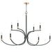 Maxim Charlton 8-Light Chandelier Model: 11378BKAB