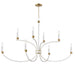 Maxim Charlton 8-Light Chandelier Model: 11378WWTGL