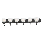 Maxim Axis 6-Light Strip Bath Vanity Model: 11386FTBK