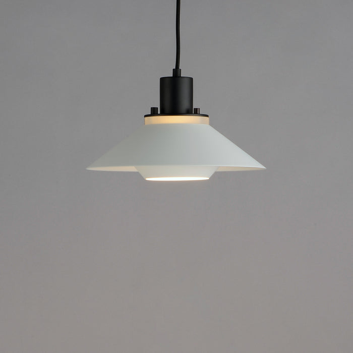 Maxim Oslo 11.75 1-Light Small Pendant Model: 11410BKWT