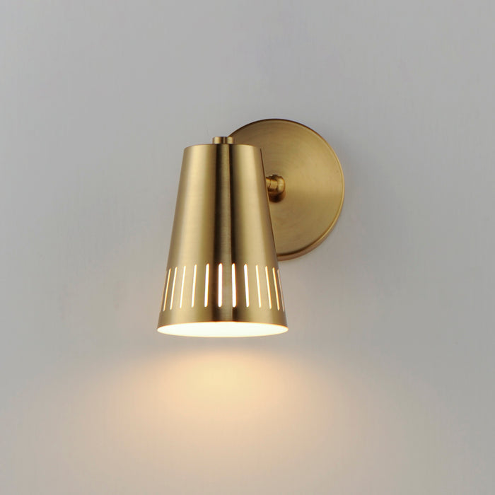 Maxim Helsinki 1-Light Wall Sconce Model: 11431NAB