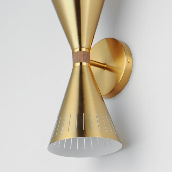 Maxim Helsinki 2-Light Wall Sconce Model: 11432NAB