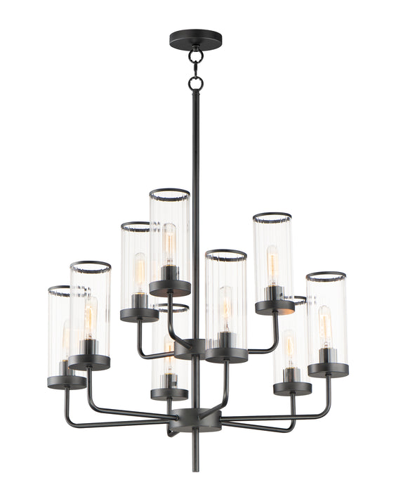 Maxim Crosby 9-Light Chandelier Model: 11479CRBK