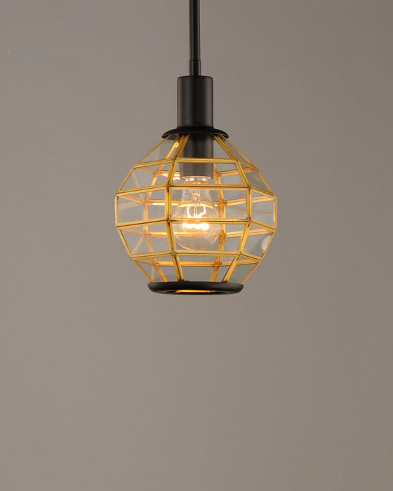 Maxim Heirloom 1-Light Mini Pendant Model: 11541BKBUB