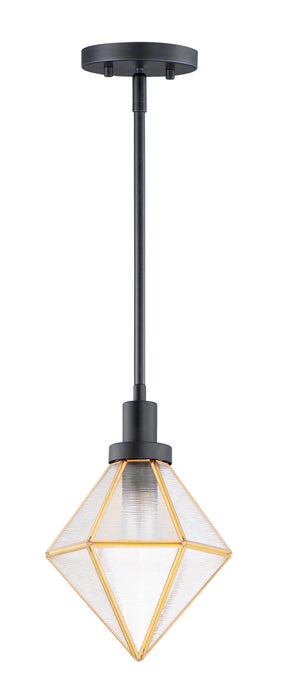 Maxim Adorn 1-Light Mini Pendant Model: 11555BKBUB