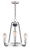 Maxim Haven 3-Light Chandelier Model: 11733BKSN