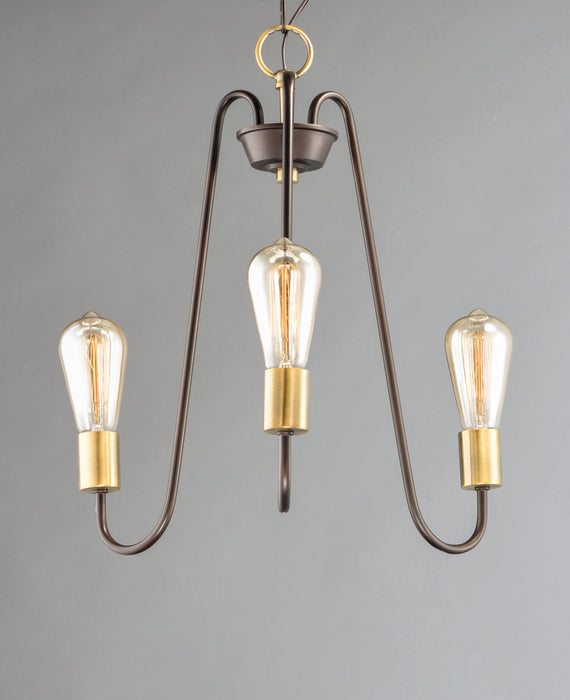 Maxim Haven 3-Light Chandelier Model: 11733OIAB