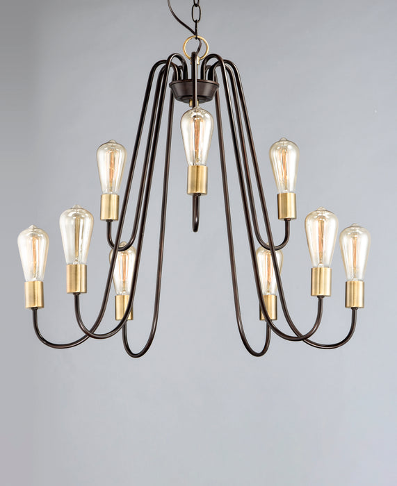 Maxim Haven 9-Light Chandelier Model: 11737OIAB