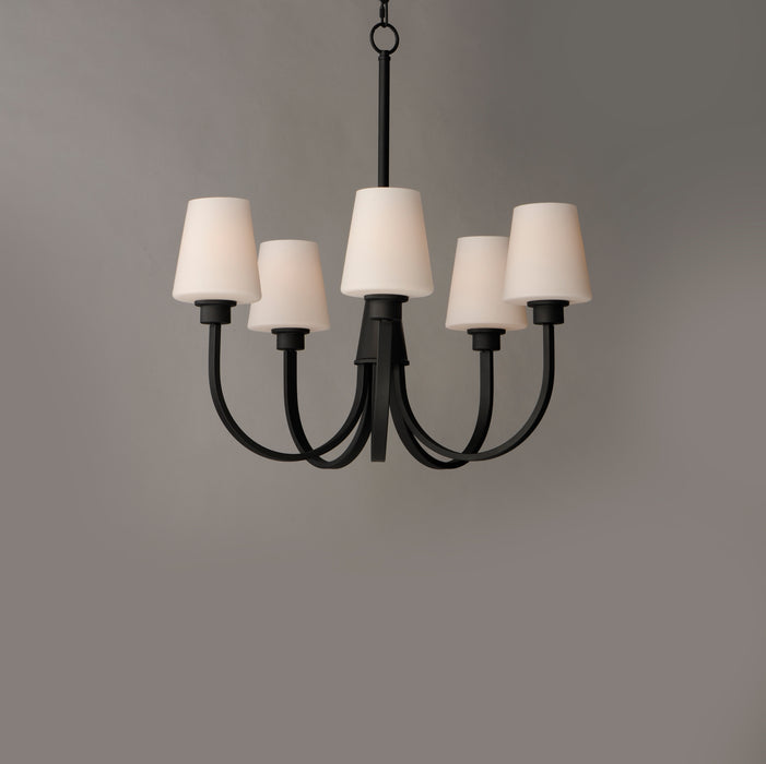 Maxim Shelter 5-Light Chandelier Model: 11825SWBK