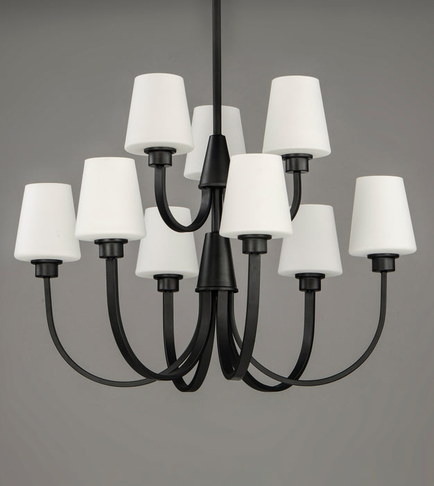 Maxim Shelter 9-Light Chandelier Model: 11826SWBK