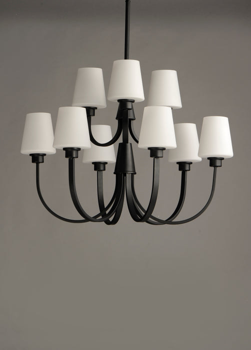 Maxim Shelter 9-Light Chandelier Model: 11826SWBK